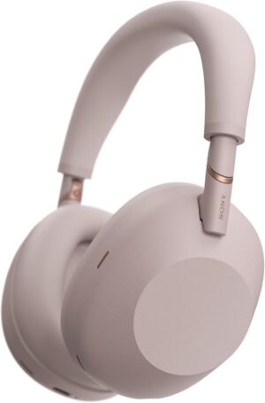 Sony WH-1000XM6 Wireless Noise-Canceling Over-Ear Headphones (Sand Pink)