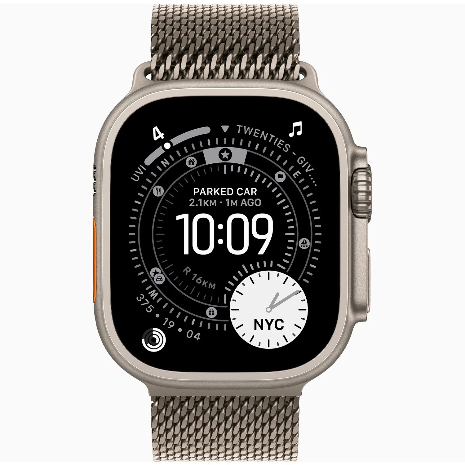Apple Watch Ultra 3 49mm (GPS+Cellular) (MEWY4, Natural Titanium Case - M)
