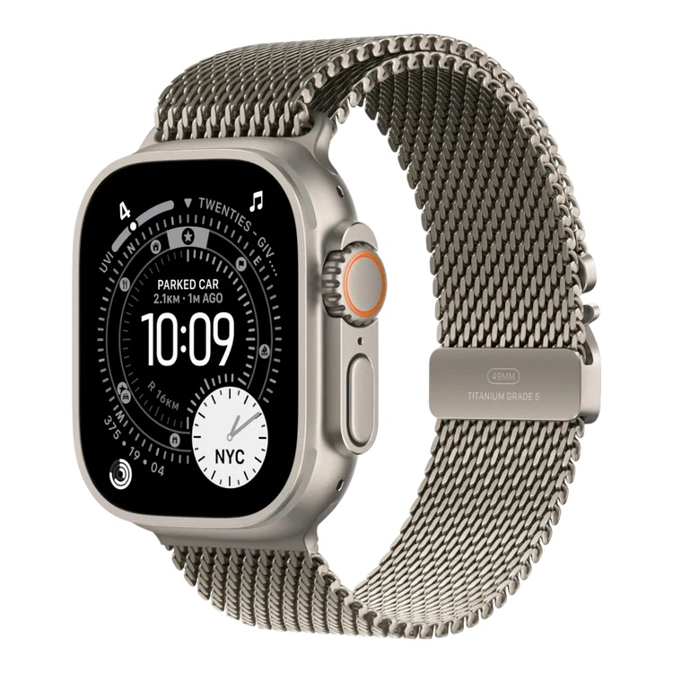 Apple Watch Ultra 3 49mm (GPS+Cellular) (MEWY4, Natural Titanium Case - M) - Image 2
