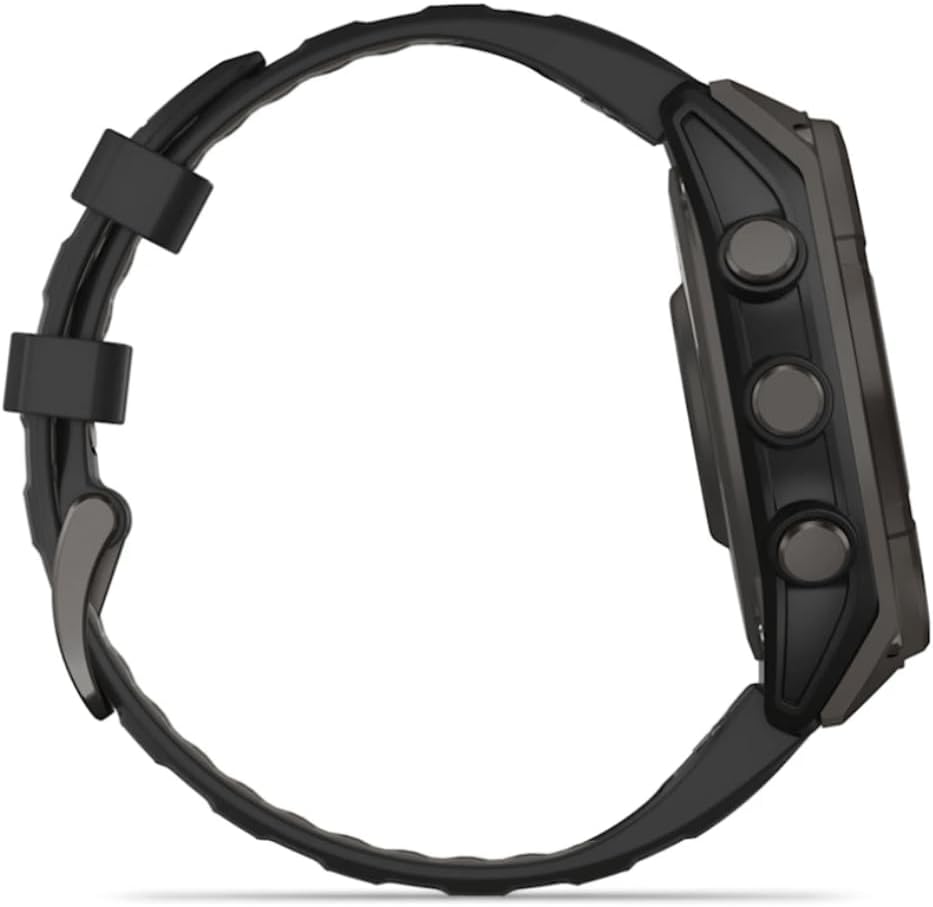 Garmin Fenix 8 AMOLED 47mm (Sapphire, Solar Carbon Gray DLC Titanium with Black Band) - Image 3