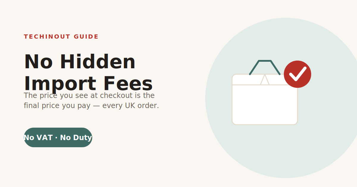 Do I Have to Pay Import Fees on Tech from TechInOut?