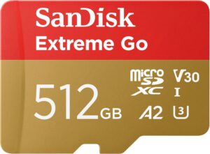 Sandisk Extreme GO SD UHS-I Card (512GB, SDSDXGN-512G-GNCIN)