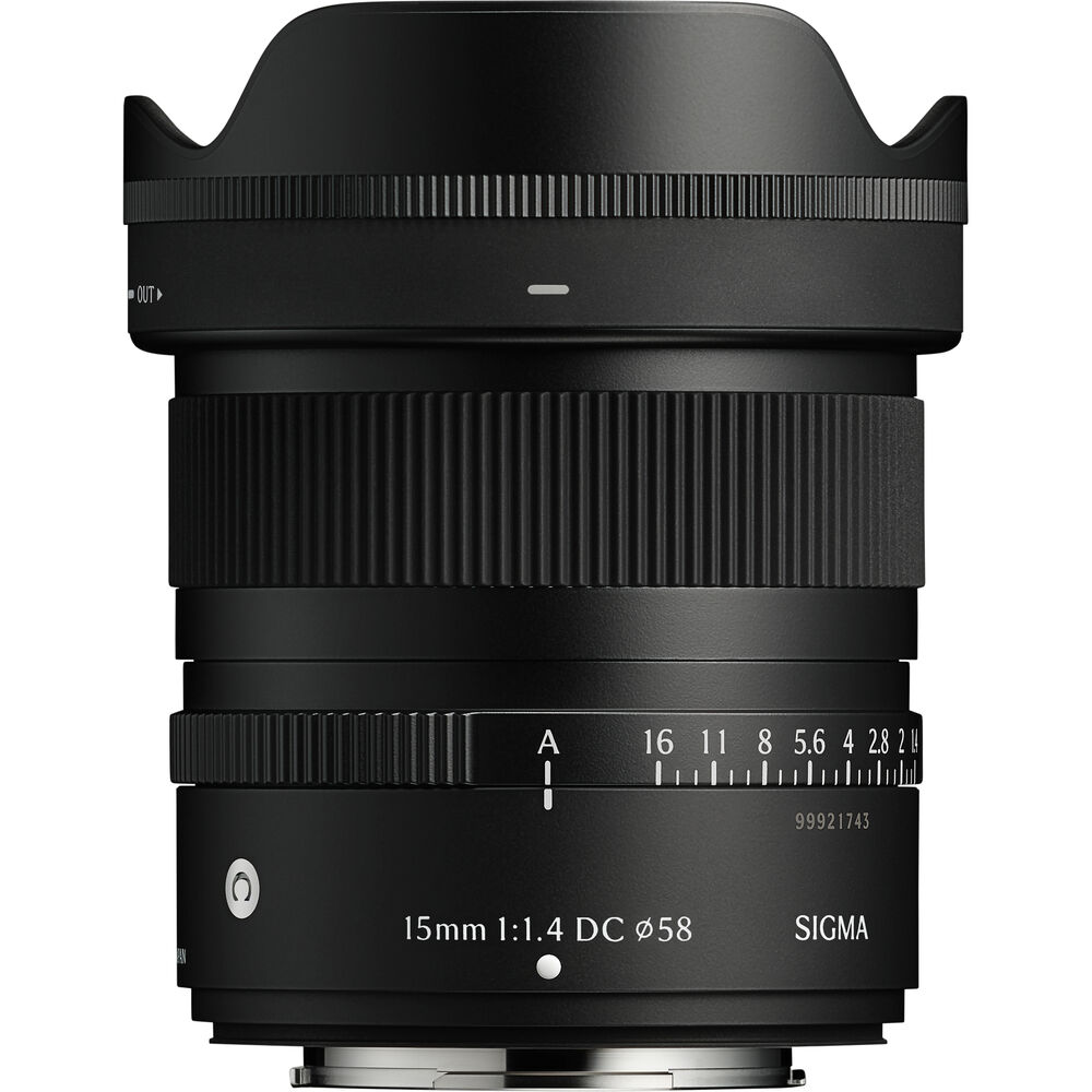 Sigma 15mm F1.4 DC Contemporary Lens (Fuji X)