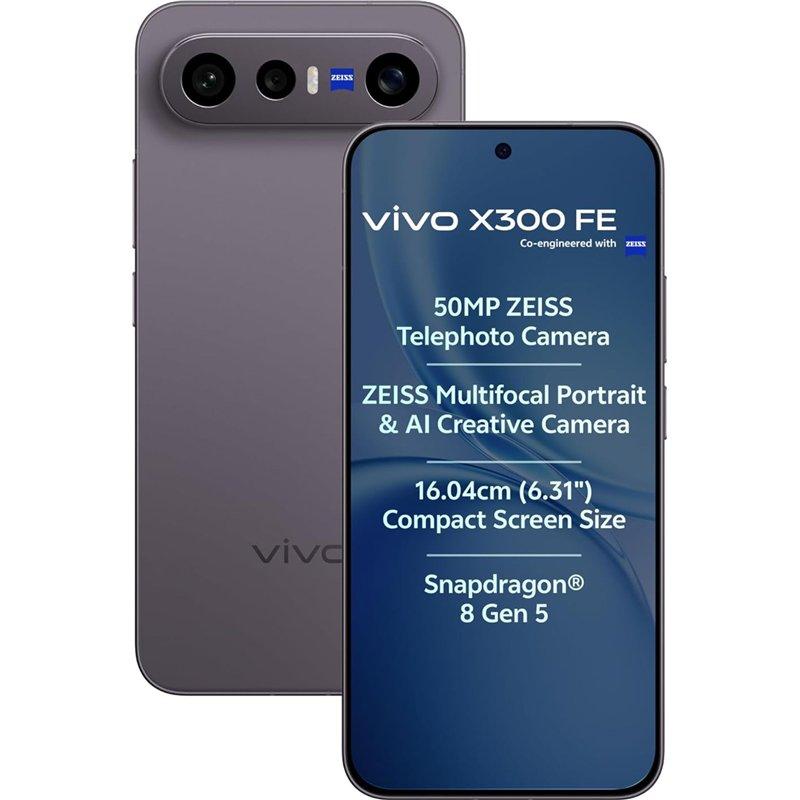 vivo X300 FE Global, V2537 512GB 12GB (Black)