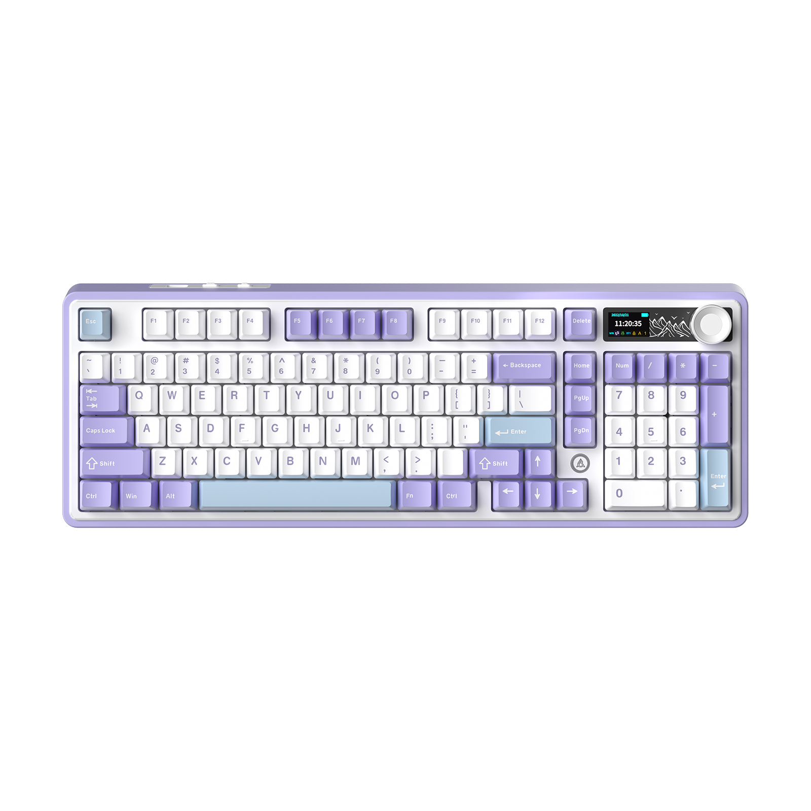Ajazz AK980 Full-Size Mechanical Keyboard (Violet Purple)