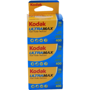 Kodak UltraMax 400 Color Negative Film (35mm, 36 Exposures, 3-Pack) (1024389)