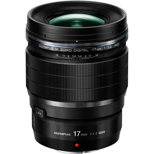Olympus M.Zuiko Digital ED 17mm F1.2 PRO Lens (Black) (Retail Packing)