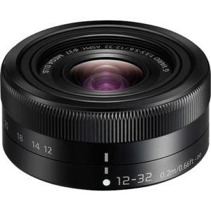 Panasonic Lumix G Vario 12-32mm f/3.5-5.6 ASPH. Lens H-FS12032 (Black, Bulk Pack)