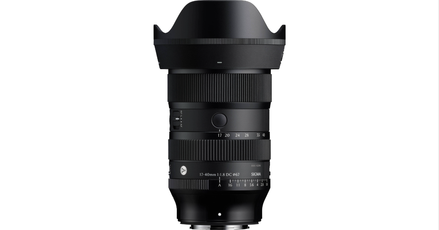 Sigma 17-40mm F1.8 DC Art Lens (Fujifilm X Mount)