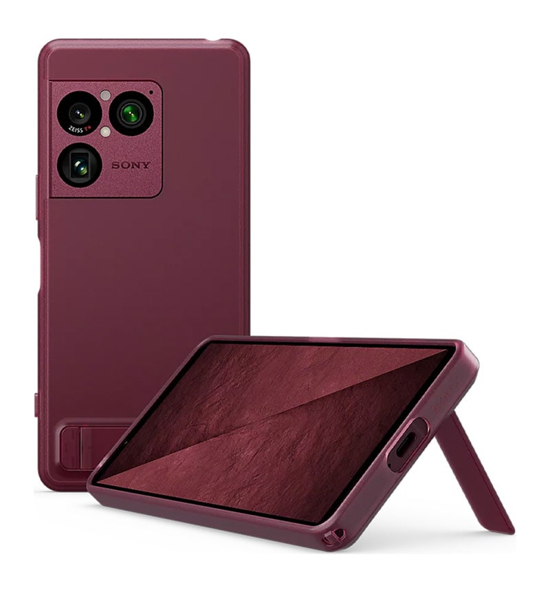 Sony Style Cover with Stand for Xperia 1 VIII (XQZ-CBGE) (Garnet Red)