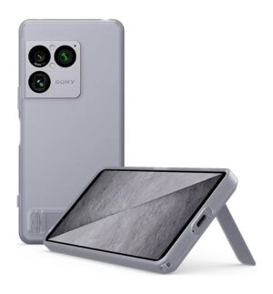 Sony Style Cover with Stand for Xperia 1 VIII (XQZ-CBGE) (Iolite Silver)