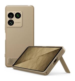 Sony Style Cover with Stand for Xperia 1 VIII (XQZ-CBGE) (Native Gold)
