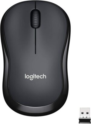 Logitech M221 Silent Wireless Mouse (Charcoal)