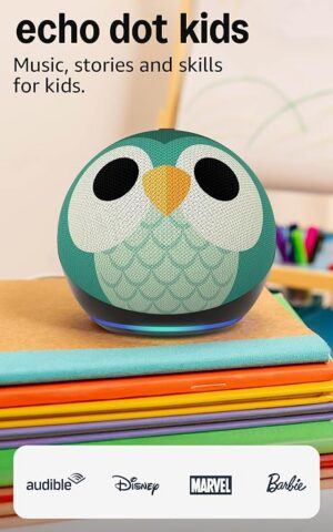 Amazon Echo Dot Kids Edition (5th Generation, Owl)