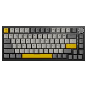 Ajazz AK820 Moon Switch Mechanical Keyboard (Gray/White/Yellow)