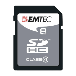 EMTEC Elite Silver SDHC Class 4 Memory Card (8GB, ECMSD8GHC4)