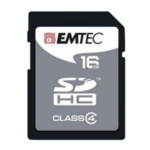 EMTEC Elite Silver SDHC Class 4 Memory Card (16GB, ECMSD16GHC4)