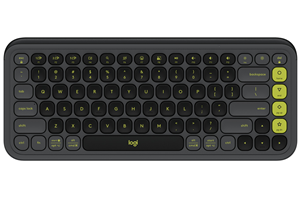 Logitech Pop Keys Wireless Keyboard (Graphite, 920-013083)