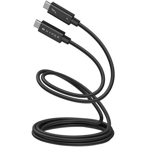 Hyper HyperDrive Thunderbolt 4 Active Cable, 2.0m (HDTB4AC2GL, Black)