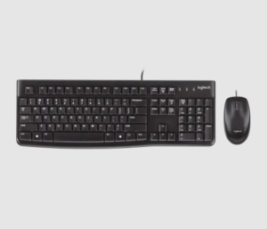 Logitech MK120 USB Keyboard and Mouse Combo (Black)