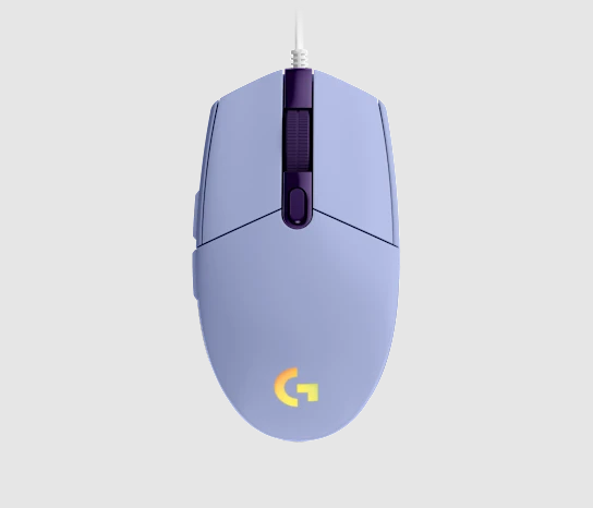 Logitech G102 Gaming Mouse (Lilac, 910-005857)