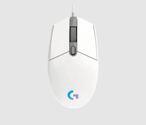 Logitech G102 Gaming Mouse (White, 910-005809)