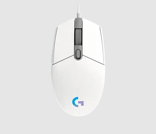 Logitech G102 Gaming Mouse (White, 910-005809)