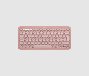 Logitech Pebble Keys 2 K380s Bluetooth Keyboard (Tonal Rose)