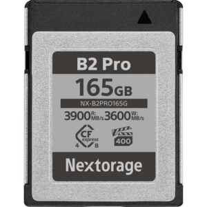 Nextorage NX-B2PRO CFexpress 4.0 Type B Memory Card (165GB, NX-B2PRO165G)