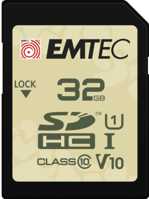 EMTEC V10 Outdoor SDHC UHS-I U1 Memory Card (32GB, ECMSD32GHCU1OR)