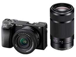 Sony Alpha a6400 Mirrorless Camera - Black, Double Zoom Kit with E PZ 16-50mm F3.5-5.6 OSS II and E 55-210mm F4.5-6.3 OSS (ILCE-6400X)