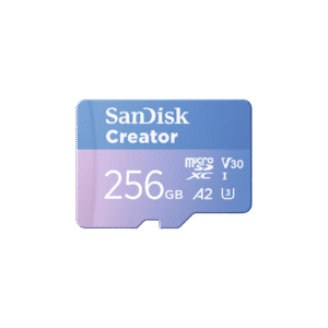 SanDisk Creator microSD UHS-I Card with Adapter (256GB, SDSQXAV-256G-GN6MS)