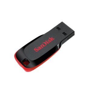 SanDisk Cruzer Blade USB 2.0 Flash Drive - 64GB, Red (SDCZ50-064G-B35)