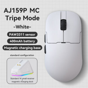 Ajazz AJ159P MC Gaming Mouse (White)