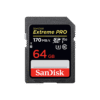 Sandisk Extreme Pro SD UHS-I Card (64GB, SDSDXXU-064G-GUCIN)