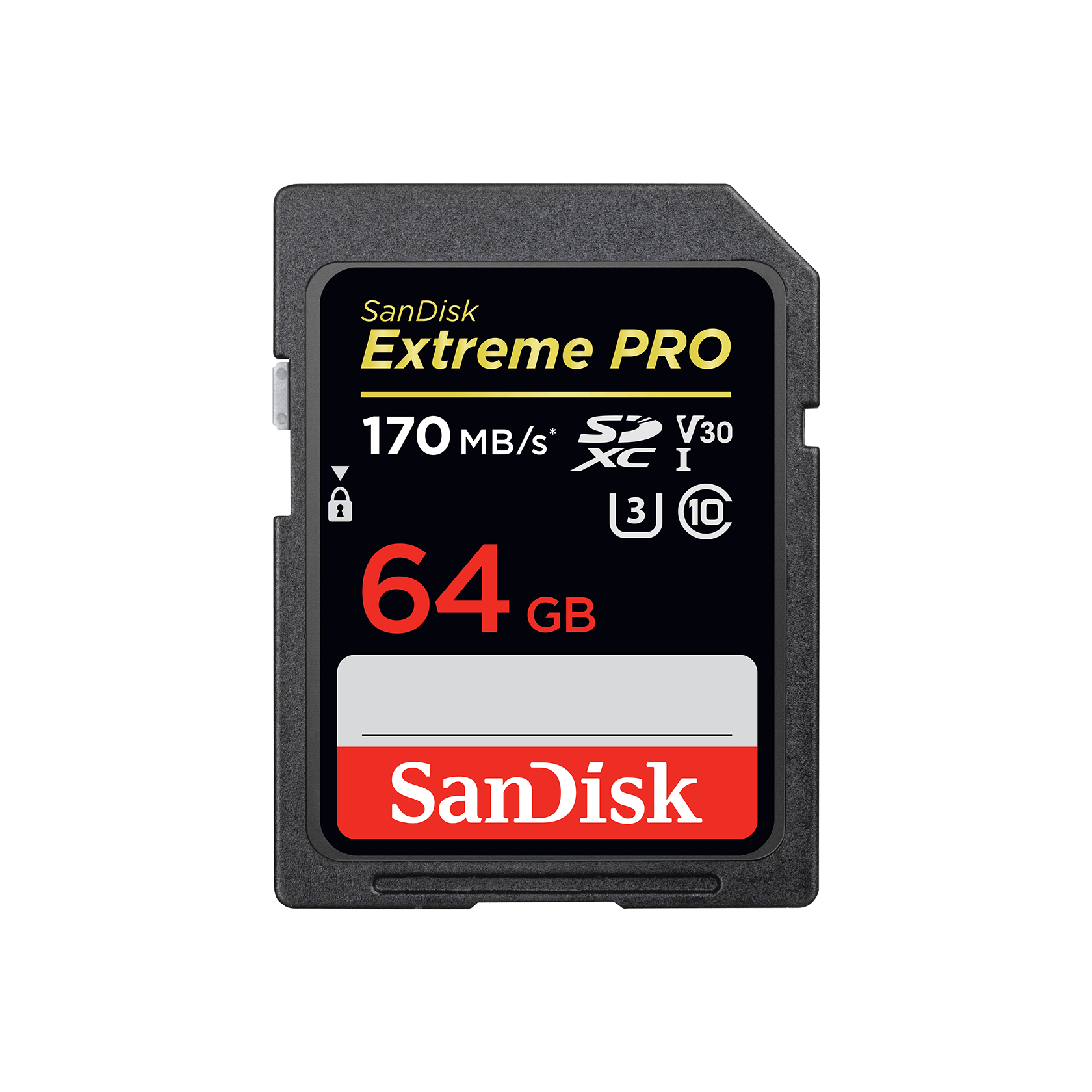 Sandisk Extreme Pro SD UHS-I Card (64GB, SDSDXXU-064G-GUCIN)