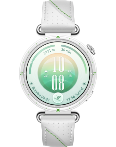 Huawei Watch GT 7 (41mm, NSU-B39) (White Composite Leather Strap)