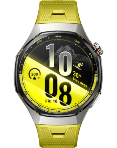 Huawei Watch GT 7 Pro (46mm, TUM-B49) (Yellow with Fluoroelastomer Strap)