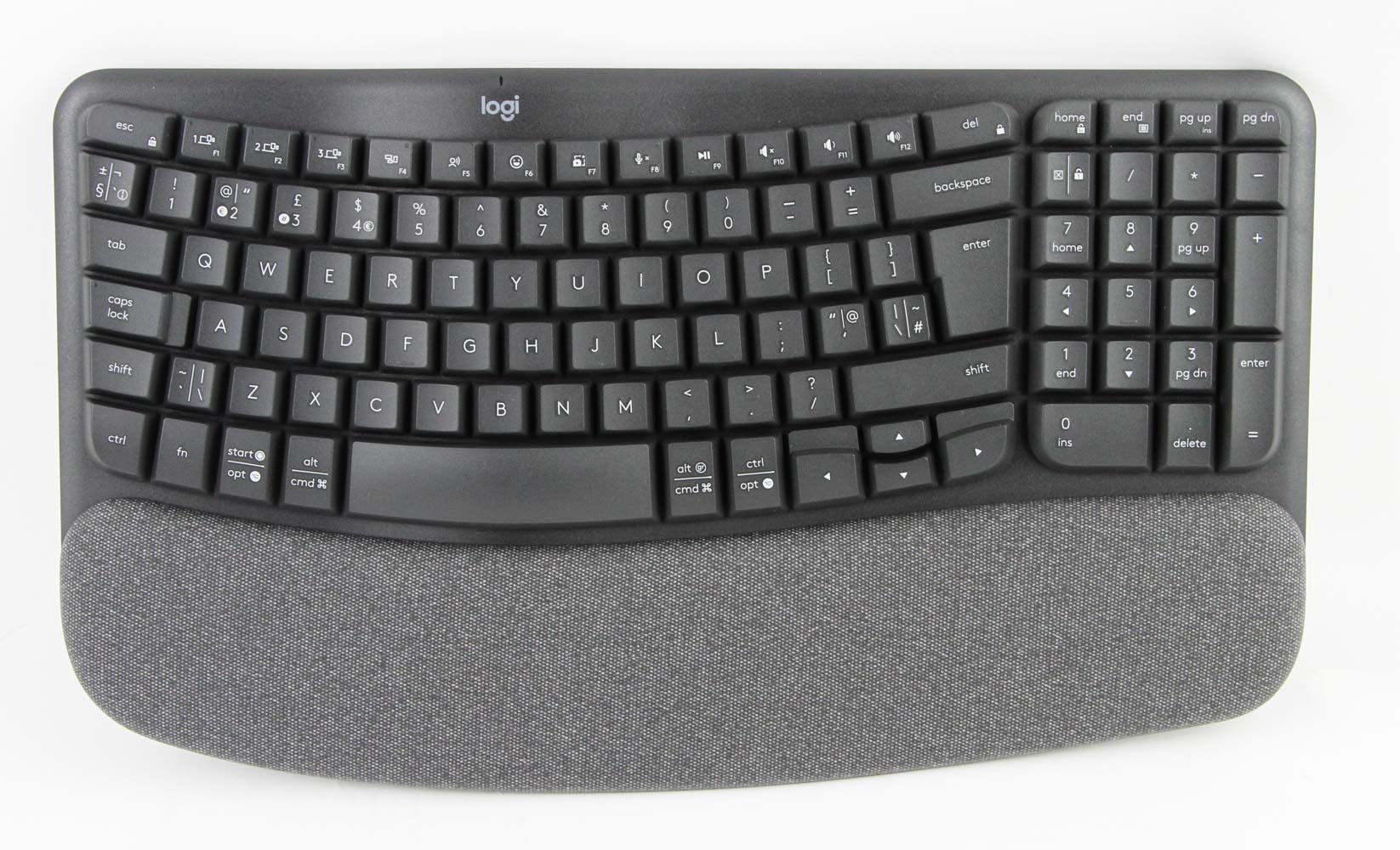 Logitech Wave Keys Wireless Keyboard (Graphite)