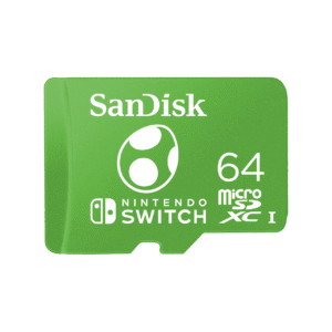 SanDisk microSDXC Card for Nintendo Switch - Yoshi Edition - 64GB (SDSQXAO-064G-GN6ZN)