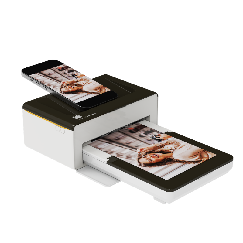 KODAK Dock Plus 4x6 Instant Photo Printer (Black, PD460BW)