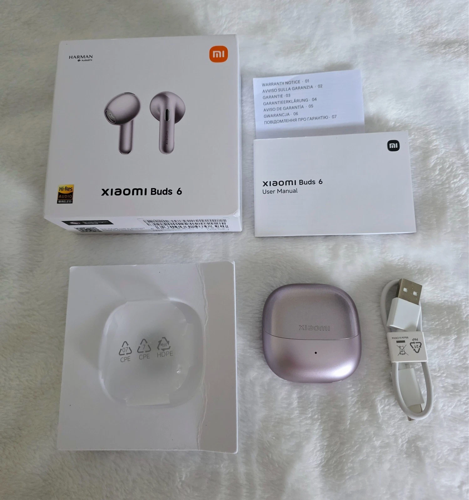 Xiaomi Buds 6 (Purple, BHR09GTGL)