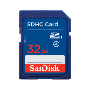 SanDisk SDHC Memory Card, Class 4 - 32GB (SDSDB-032G-B35)
