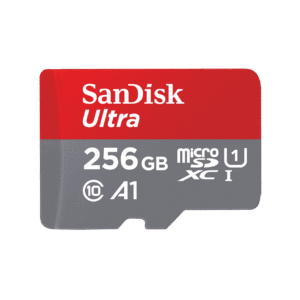 SanDisk Ultra microSDXC UHS-I Card, A1 (No Adapter) - 256GB (SDSQUAC-256G-GN6MN)