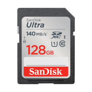 SanDisk Ultra SDXC UHS-I Memory Card, Class 10 - 128GB (SDSDUNB-128G-GN6IN)