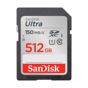 SanDisk Ultra SDXC UHS-I Class 10, 512GB (SDSDUNC-512G-GN6IN)