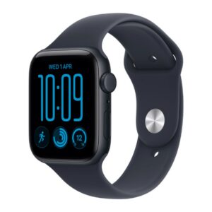 Apple Watch SE 3 44mm (GPS + Cellular) (MJLT4, Midnight Aluminium Navy Sport Band - M/L) (International Version)