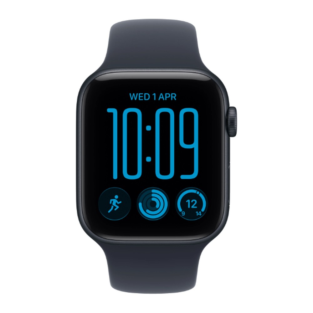 Apple Watch SE 3 44mm (GPS + Cellular) (MJLT4, Midnight Aluminium Navy Sport Band - M/L) (International Version) - Image 2