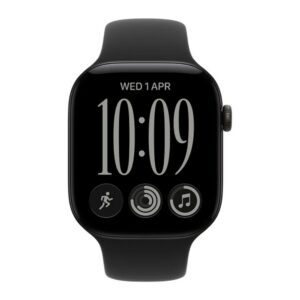 Apple Watch Series 12 42mm (GPS) (MJEA4, Black Aluminium Black Sport Band - S/M)