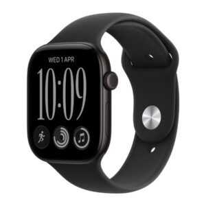 Apple Watch Series 12 42mm (GPS) (MJEC4, Black Aluminium Black Sport Band - M/L) (International Version)